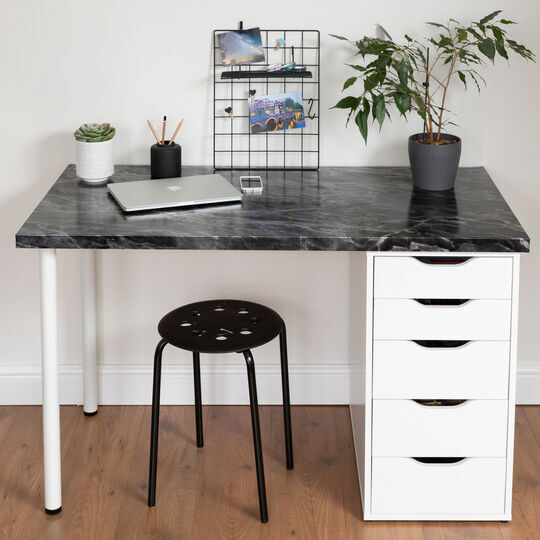 Klebefolie Marmor Romeo silver image number null